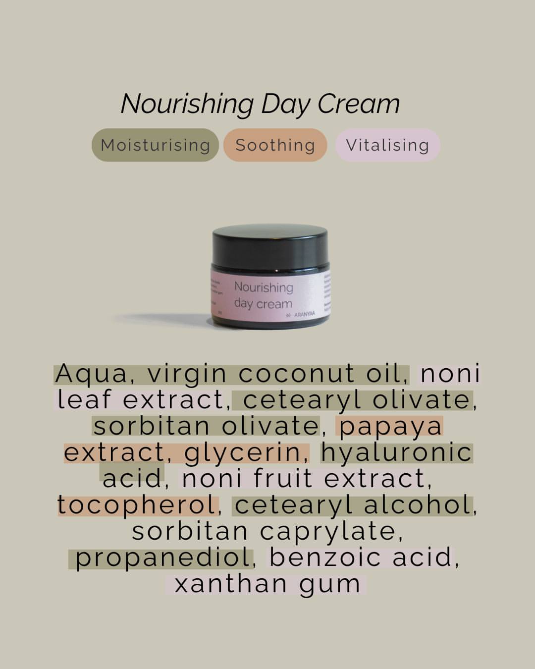 Nourishing day cream